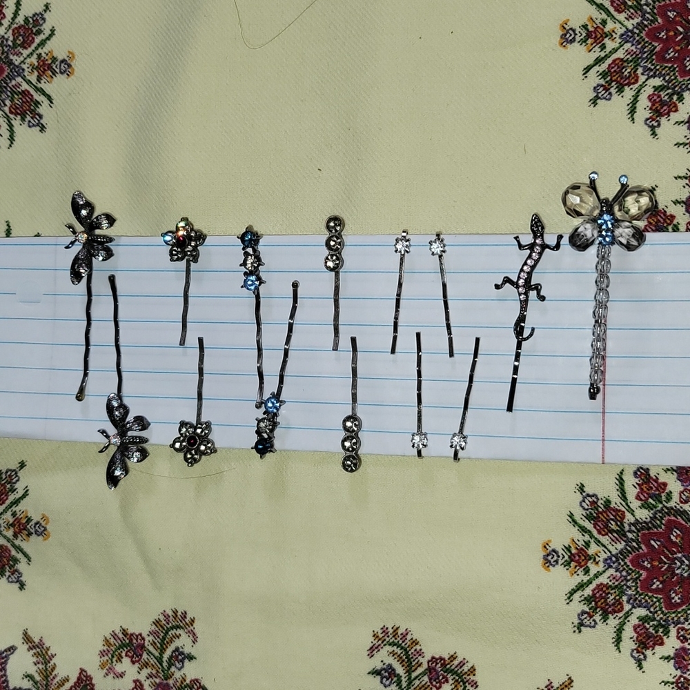 Vintage Sparkly Bobby Pins